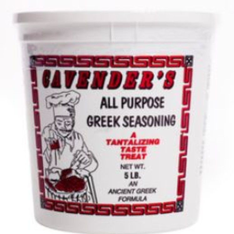 CAVENDER'S GREEK SEASONING PLASTIC SHELF