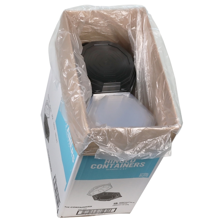 MONOGRAM CONTAINER, PLASTIC 9 HEX 1 COMPARTMENT