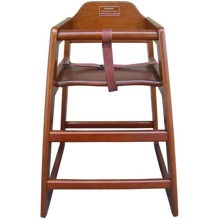 D.W.L. Industries/Winco Light Wood High Chair