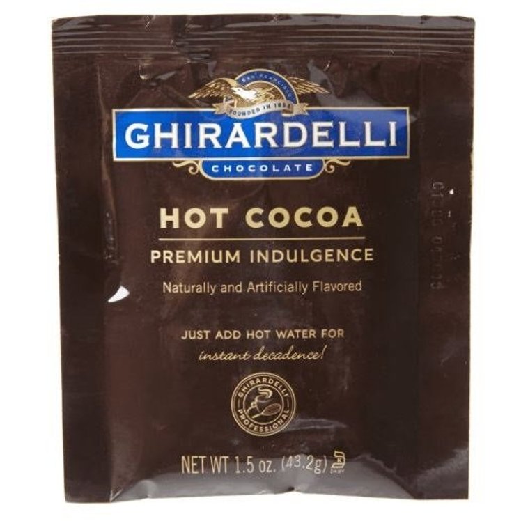 GHIRARDELLI HOT CHOCOLATE POWDER PACKET COCOA MIX