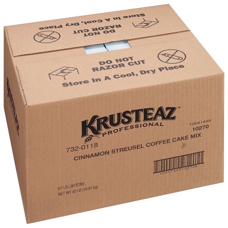 KRUSTEAZ CINNAMON STREUSEL CAKE MIX
