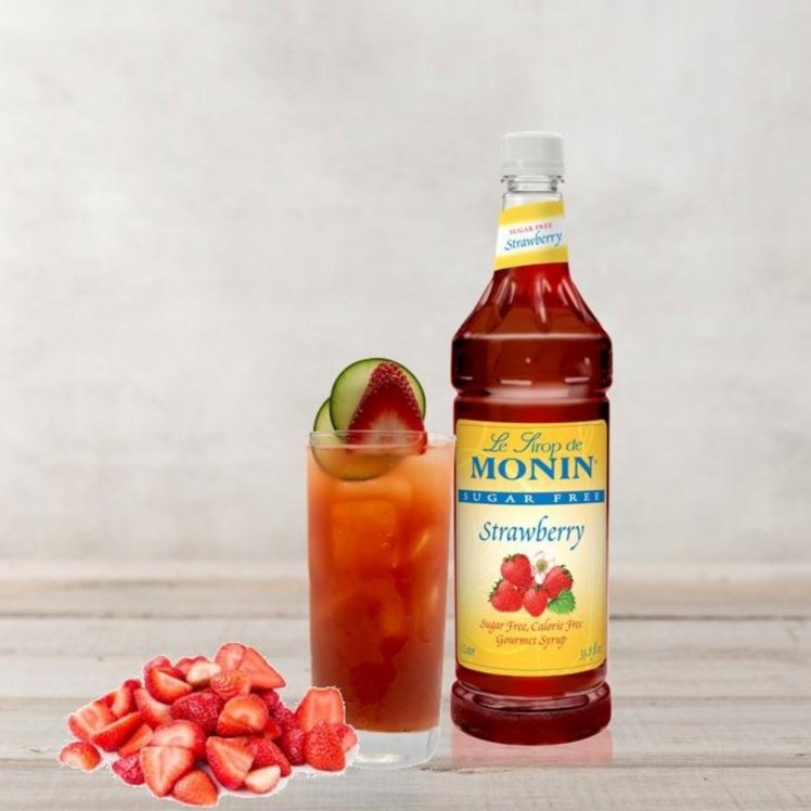 MONIN SUGAR FREE STRAWBERRY SYRUP
