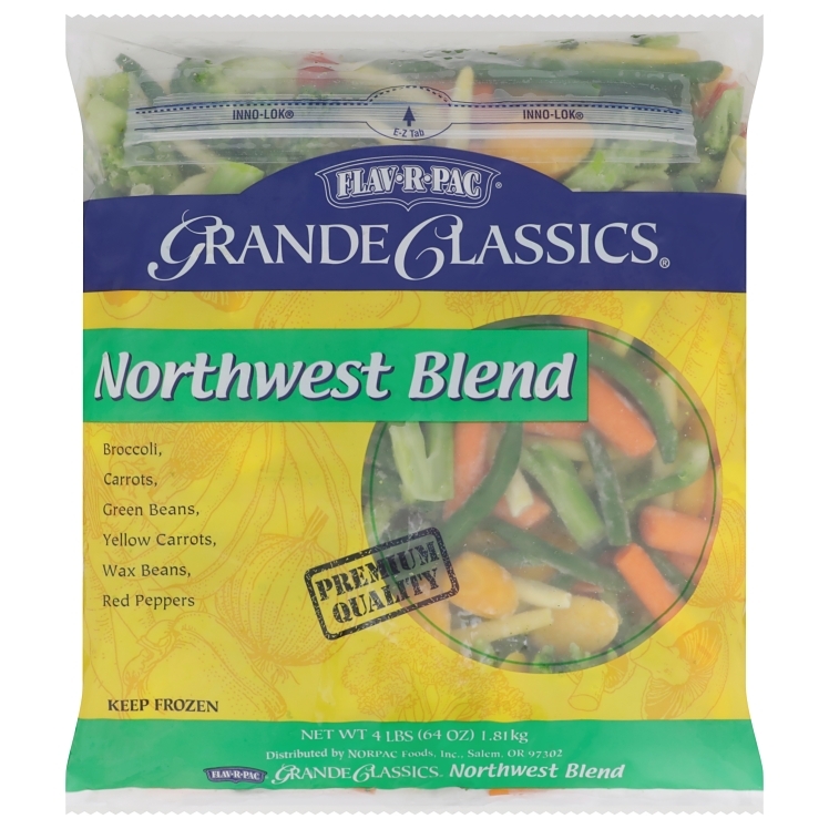FLAV-R-PAC GRANDE CLASSICS NORTHWEST BLEND VEGETABLE