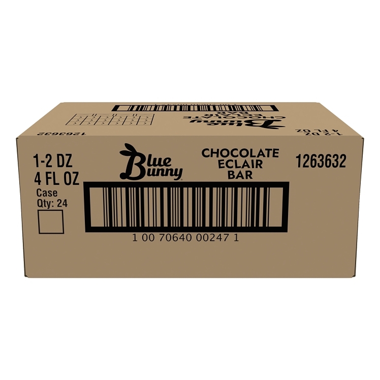 BLUE BUNNY FROZEN CHOCOLATE ECLAIR BAR