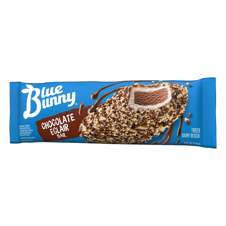 BLUE BUNNY FROZEN CHOCOLATE ECLAIR BAR