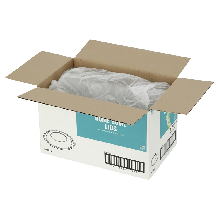 MONOGRAM 80 OZ CLEAR PET PLASTIC DOME BOWL LIDS