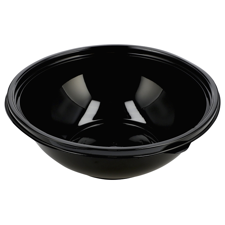 MONOGRAM BLACK PLASTIC BOWL 80 OUNCE