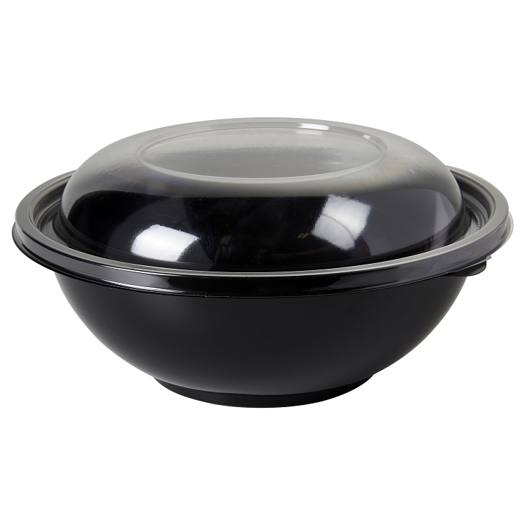 MONOGRAM BLACK PLASTIC BOWL 80 OUNCE