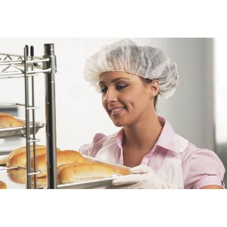 FOODHANDLER NYLON BROWN HAIR NETS 24 INCH