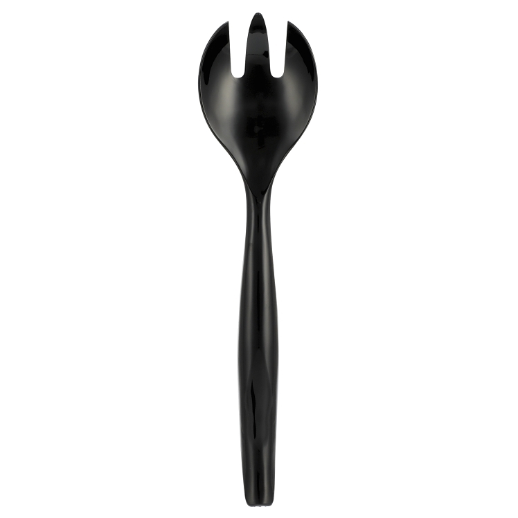 MONOGRAM 10 IN BLACK PLASTIC SERVING FORK