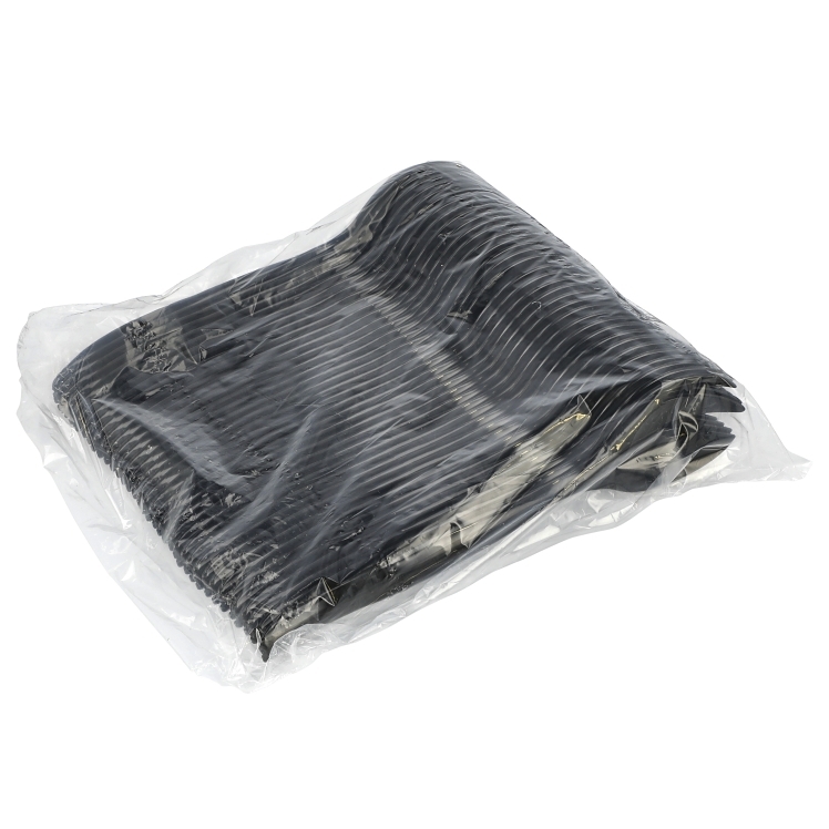 MONOGRAM 10 IN BLACK PLASTIC SERVING FORK