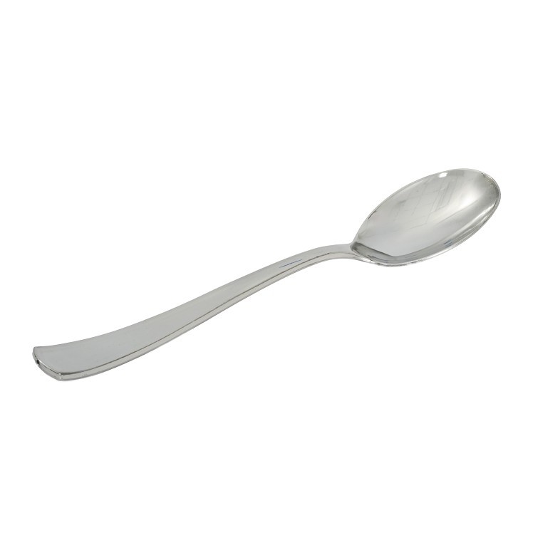 MONOGRAM SPOON TEA HEAVYWEIGHT SILVER POLYSTYRENE BULK