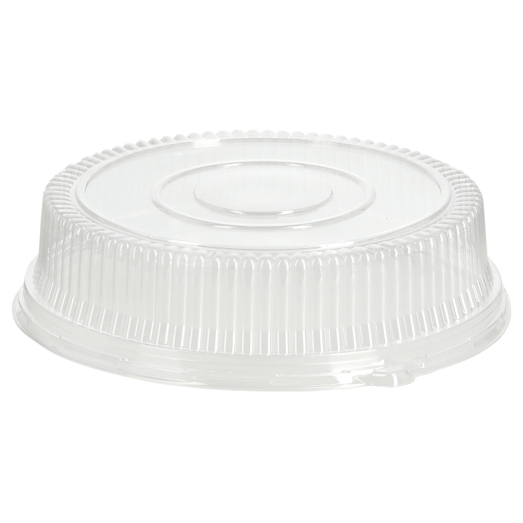 MONOGRAM LID, TRAY 16 INCH HIGH DOME CLEAR