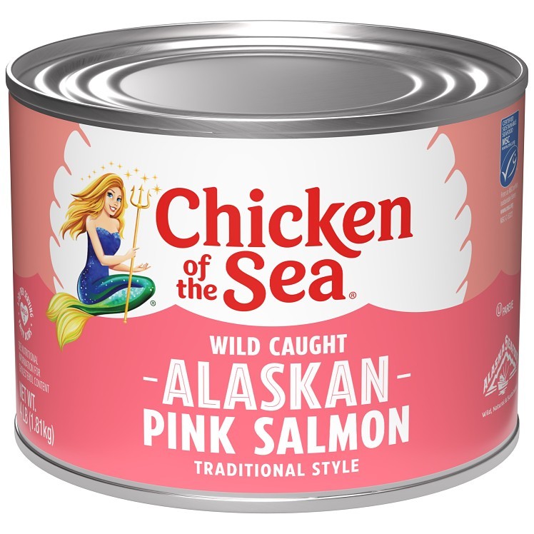 CHICKEN OF THE SEA INTERNATIONAL TRADITIONAL CANNED PINK SALMON