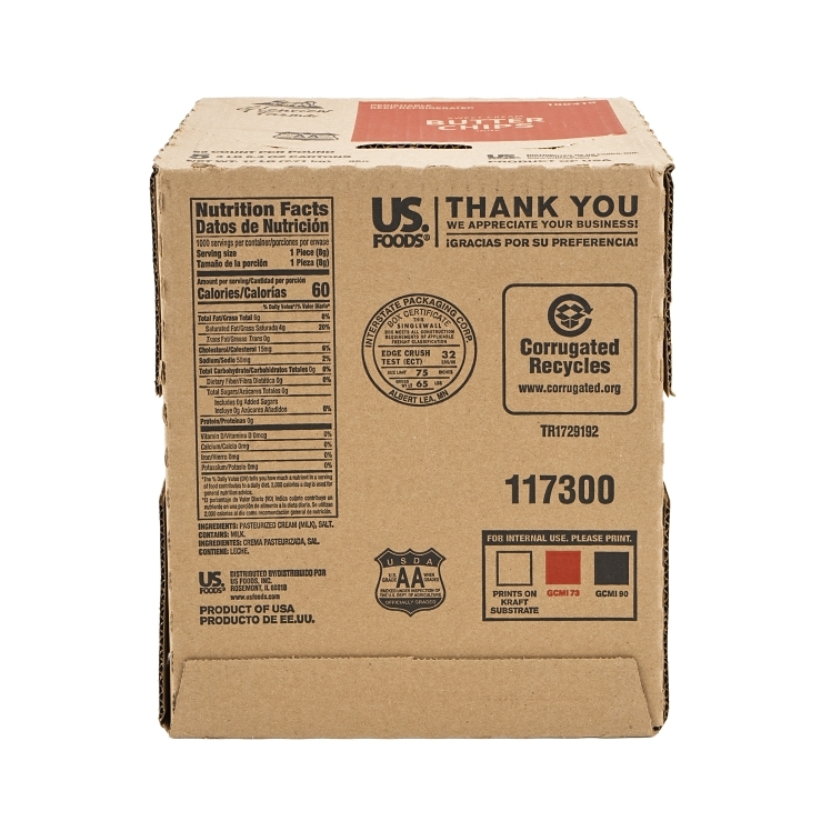 Glenview Farms Salted Continental Chip Butter 59 count foil