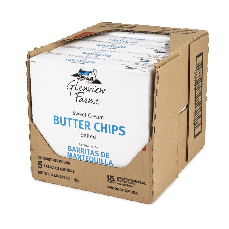 Glenview Farms Salted Continental Chip Butter 59 count foil