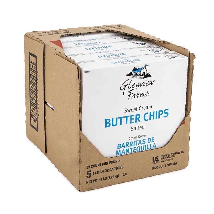 Glenview Farms Salted Continental Chip Butter 59 count foil