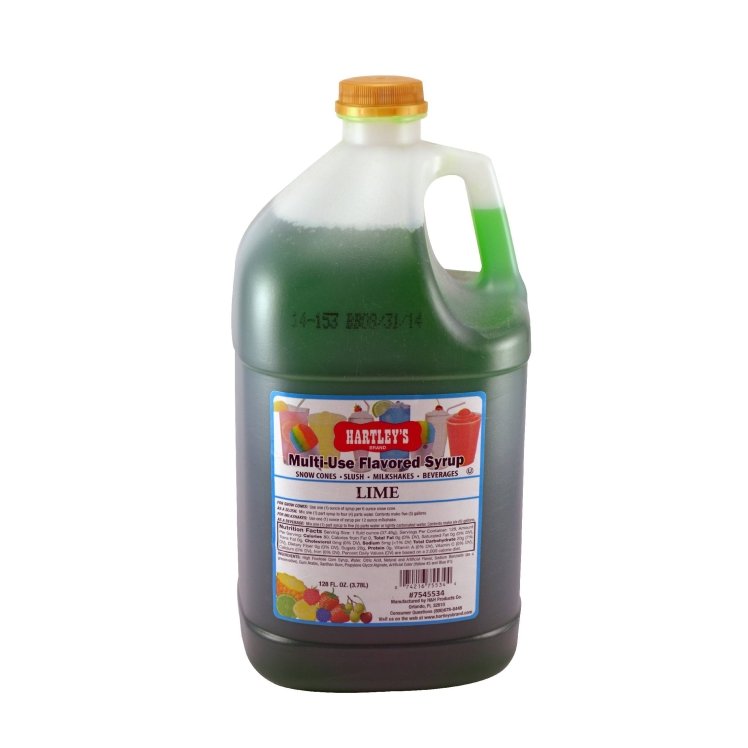 HARTLEY LIME FOUNTAIN SYRUP