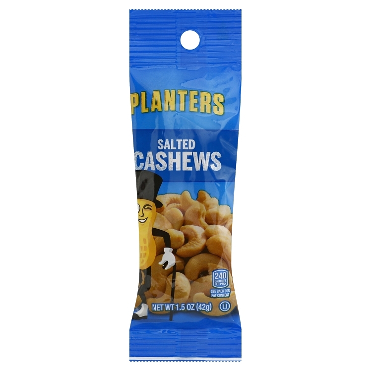PLANTERS TUBE CASHEWS