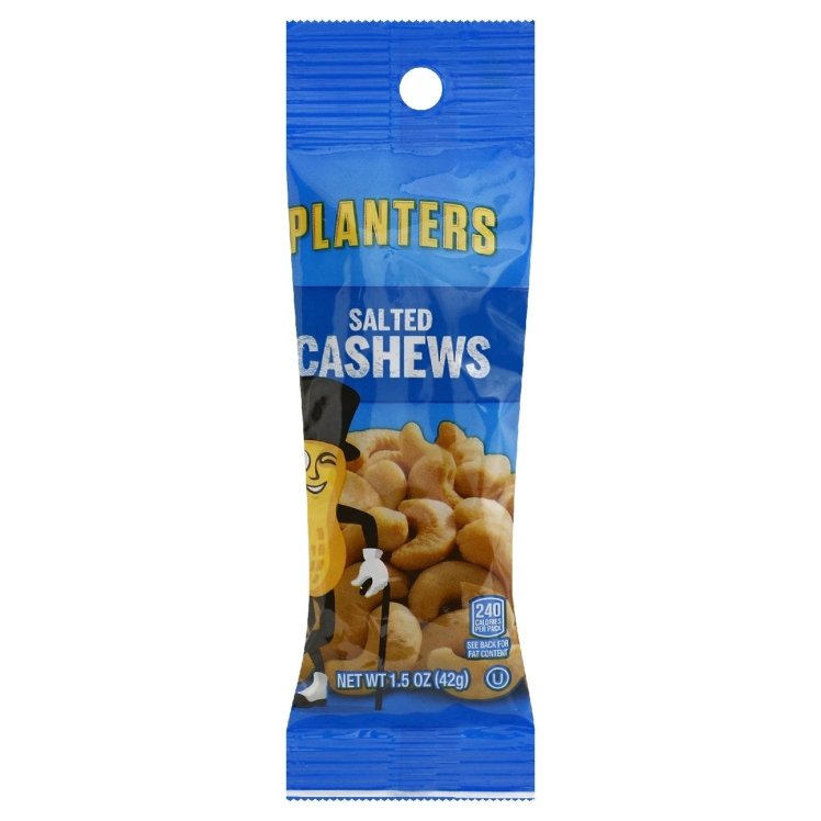 PLANTERS TUBE CASHEWS