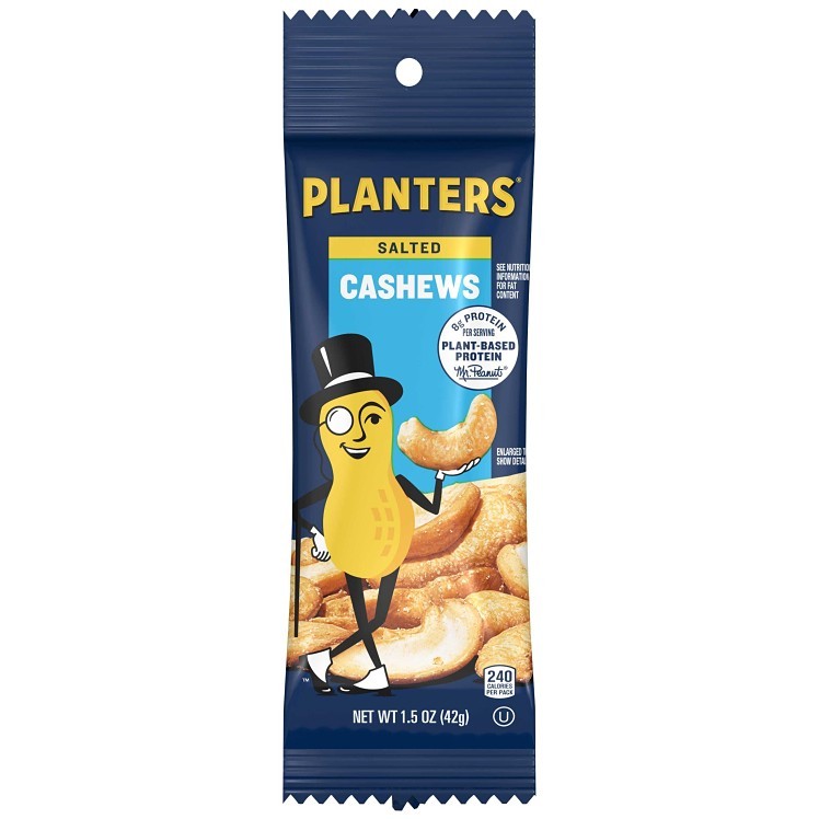 PLANTERS TUBE CASHEWS