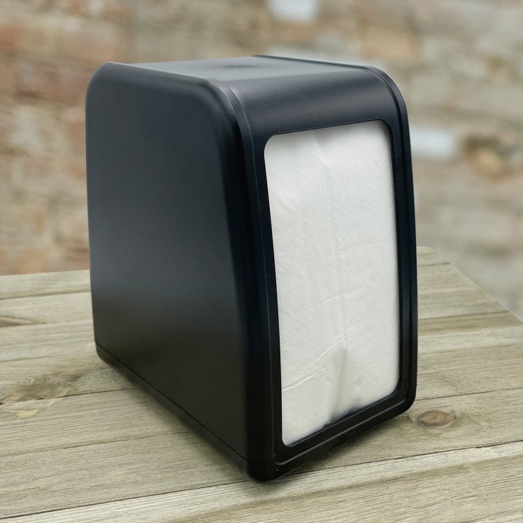 MONOGRAM TALL FOLD WHITE DISPENSER NAPKINS