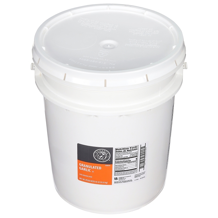 MONARCH SPICE GARLIC GRANULATED PLASTIC JUG SHELF