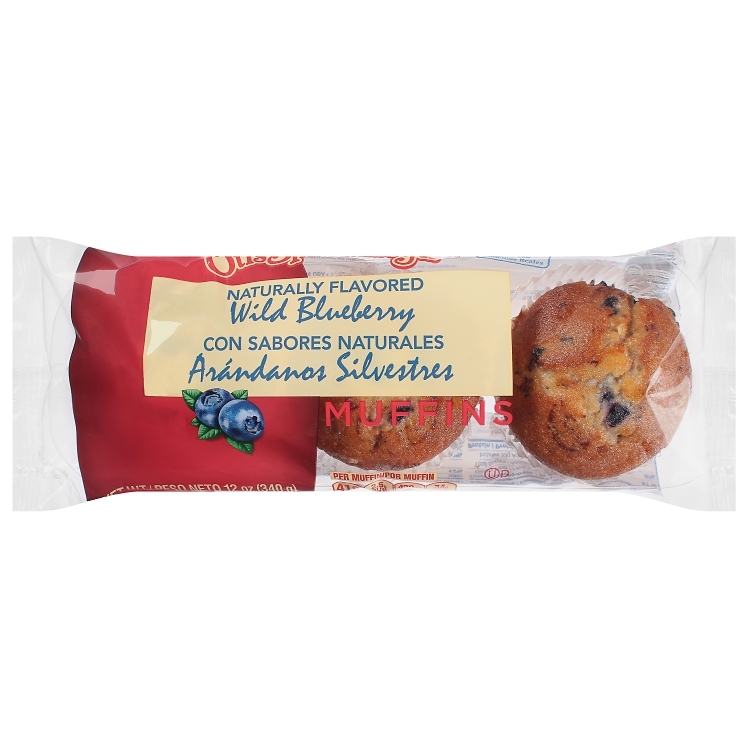 OTIS SPUNKMEYER BLUEBERRY TRAY PACK MUFFINS