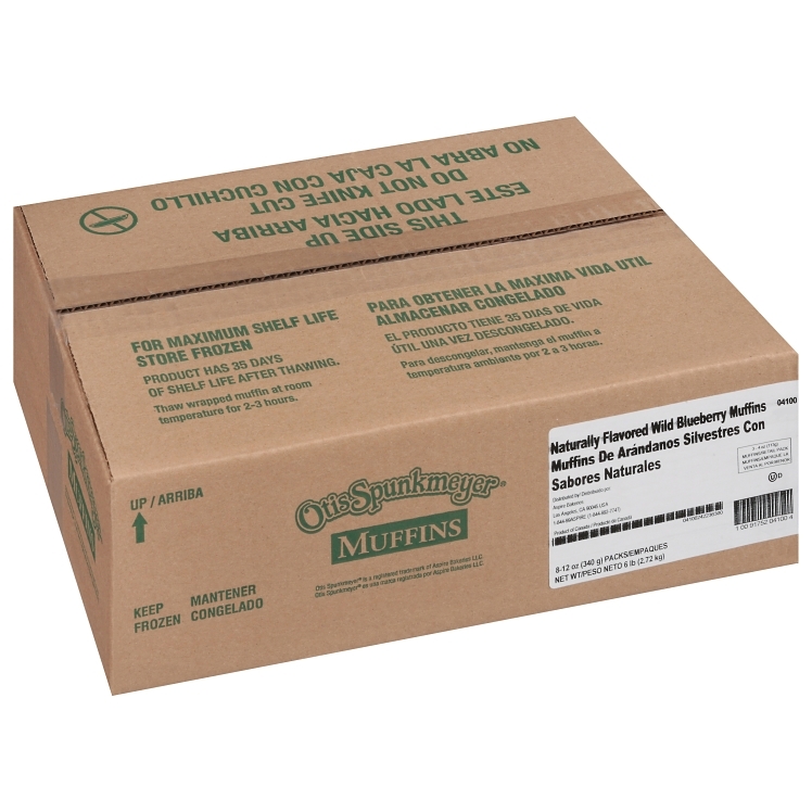 OTIS SPUNKMEYER BLUEBERRY TRAY PACK MUFFINS