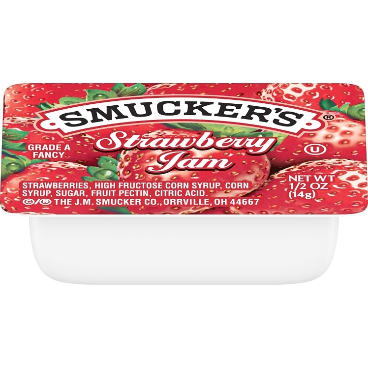SMUCKER'S JAM STRAWBERRY SINGLE SERVE CUP SHELF STABLE