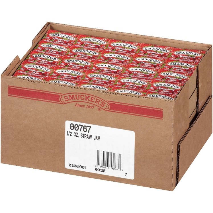 SMUCKER'S JAM STRAWBERRY SINGLE SERVE CUP SHELF STABLE