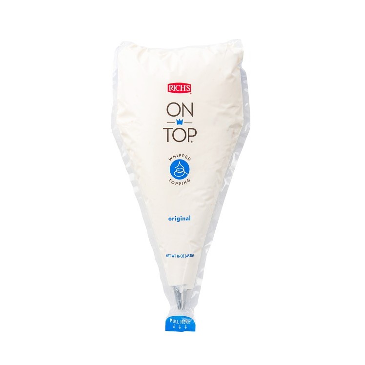 RICH'S ON TOP WHIPPED TOPPING 12/16OZ FZN