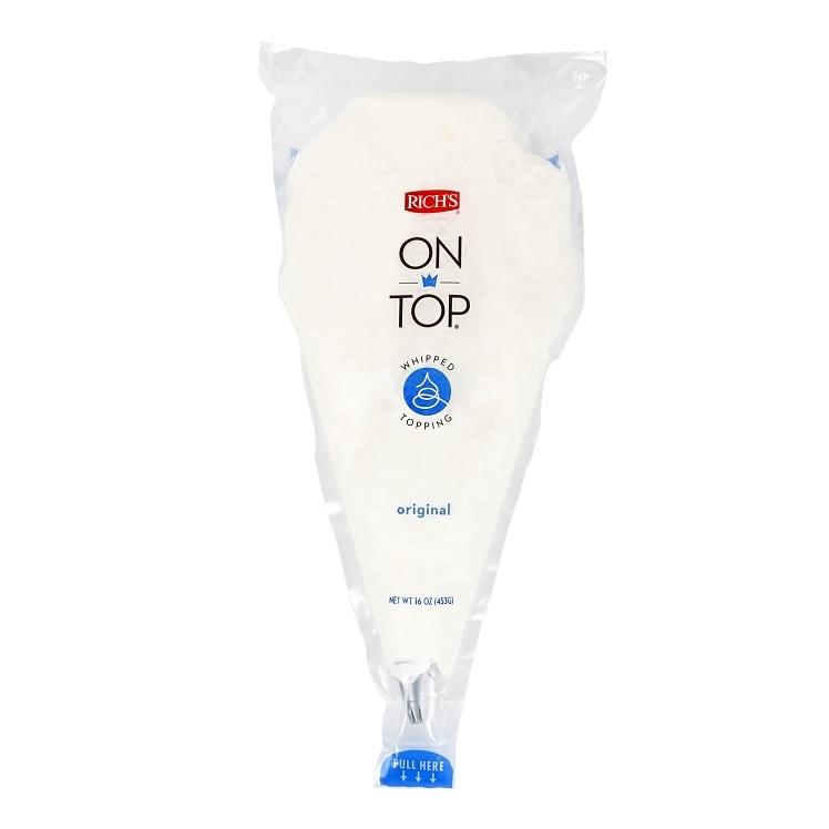 RICH'S ON TOP WHIPPED TOPPING 12/16OZ FZN