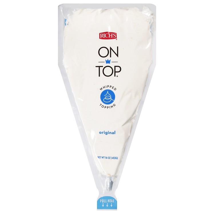RICH'S ON TOP WHIPPED TOPPING 12/16OZ FZN