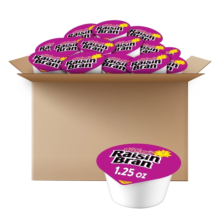 KELLOGG'S RAISIN BRAN SINGLE SERVE BOWL SHELF
