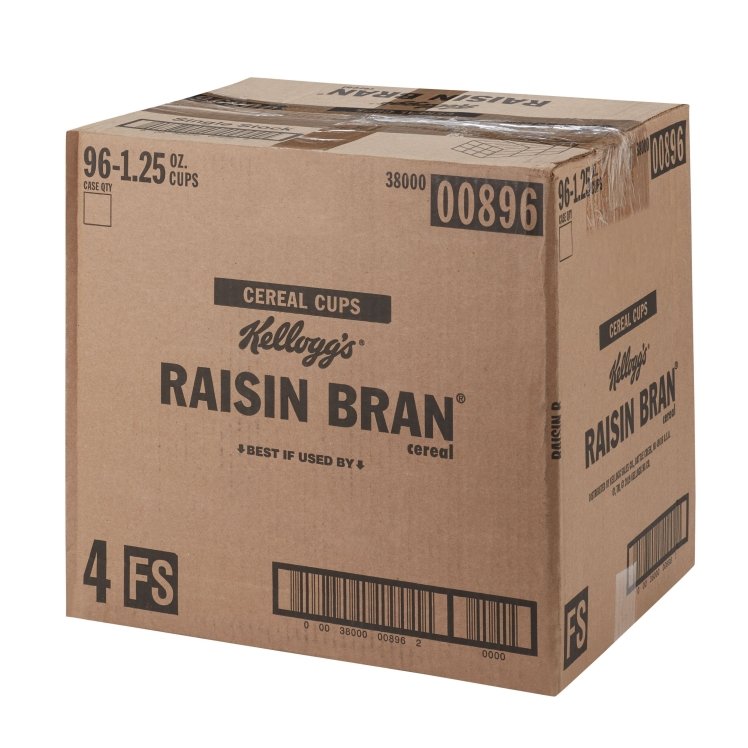 KELLOGG'S RAISIN BRAN SINGLE SERVE BOWL SHELF