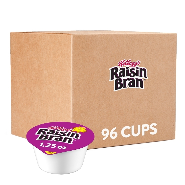 KELLOGG'S RAISIN BRAN SINGLE SERVE BOWL SHELF