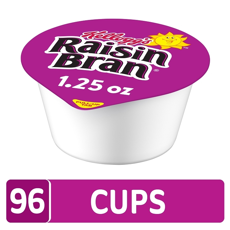KELLOGG'S RAISIN BRAN SINGLE SERVE BOWL SHELF