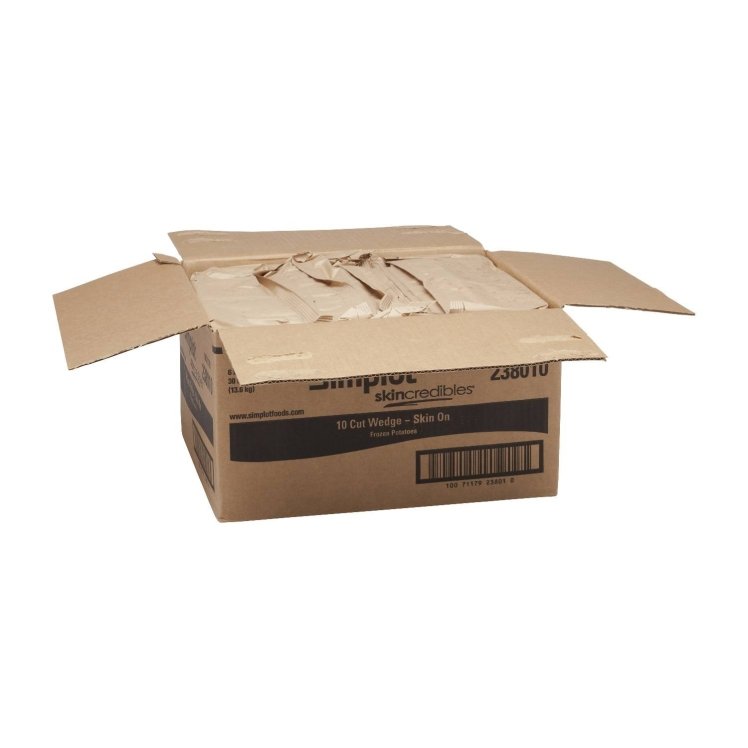 Simplot Skincredibles Potato Cut Wedge-Skin On - US Foods CHEF'STORE