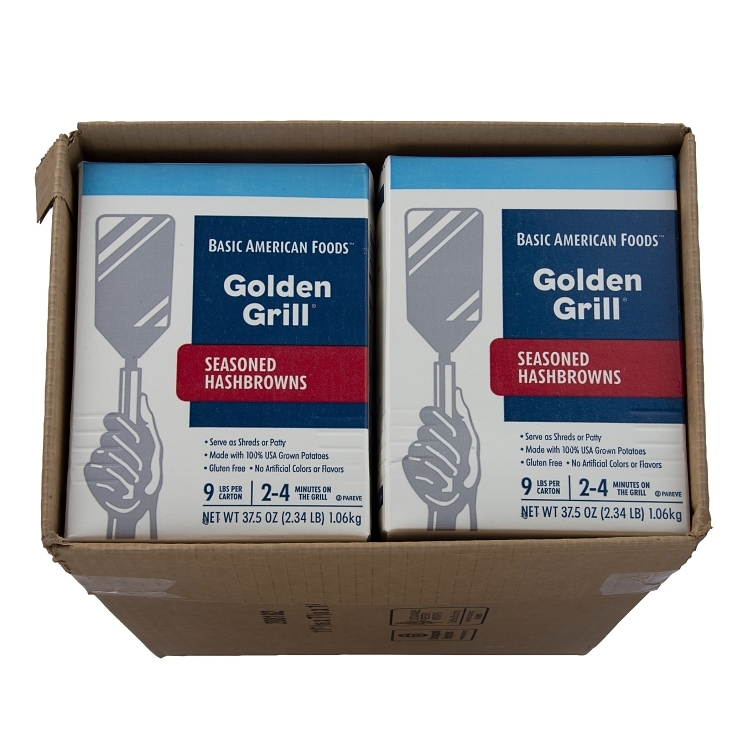 BASIC AMERICAN FOODS POTATO HASHBROWN SHREDDED SEASONED DEHYDRATED