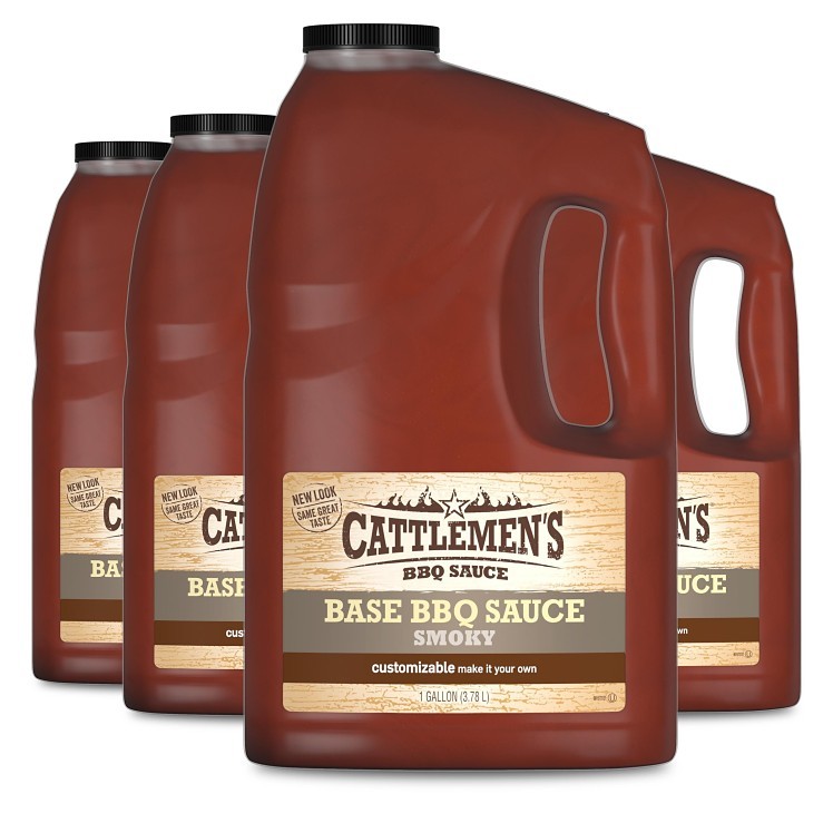 CATTLEMEN'S SMOKY TEXAS BBQ SAUCE PLASTIC JUG SHELF STABLE