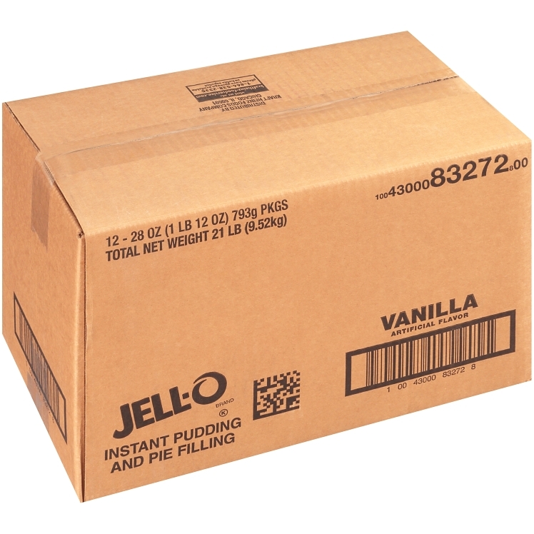 JELL-O VANILLA PUDDING & PIE FILLING MIX INSTANT