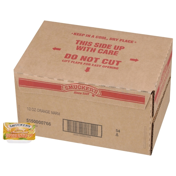 SMUCKER'S MARMALADE ORANGE SINGLE SERVE CUP SHELF