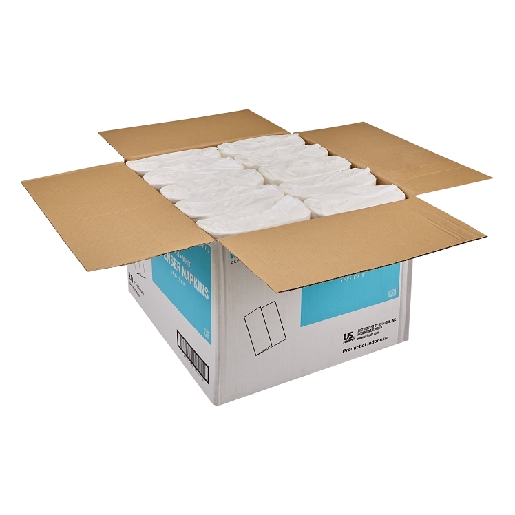 NAPKIN, DISPR MINI FLD WHT