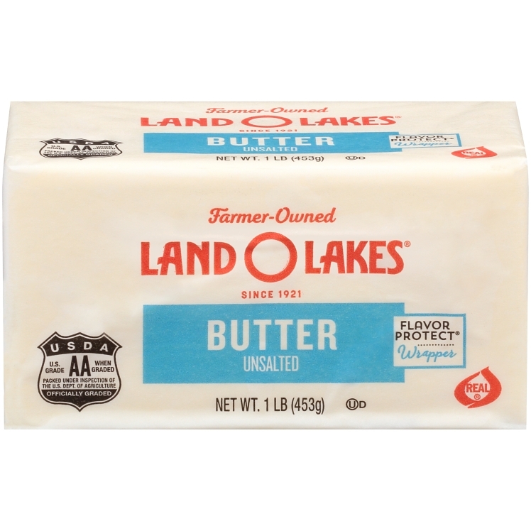 LAND O'LAKES UNSALTED BUTTER PRINTS