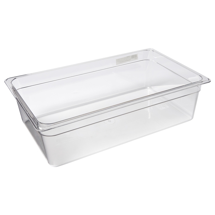 CAMWEAR FOOD PAN FULL SIZE CLEAR 6 INCH DEEP