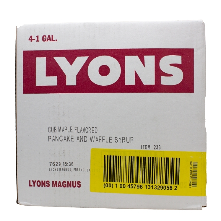 LYONS MAGNUS CUB PANCAKE SYRUP