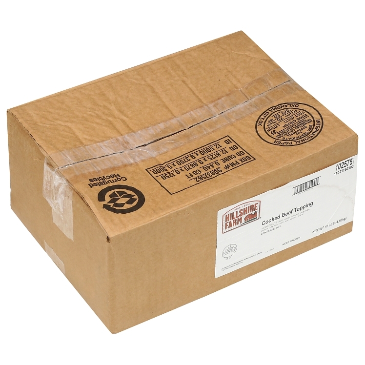 HILLSHIRE/TYSON BEEF CRUMBLED COOKED FROZEN TOPPING
