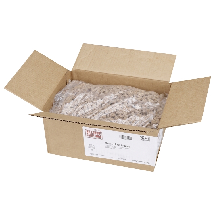 HILLSHIRE/TYSON BEEF CRUMBLED COOKED FROZEN TOPPING