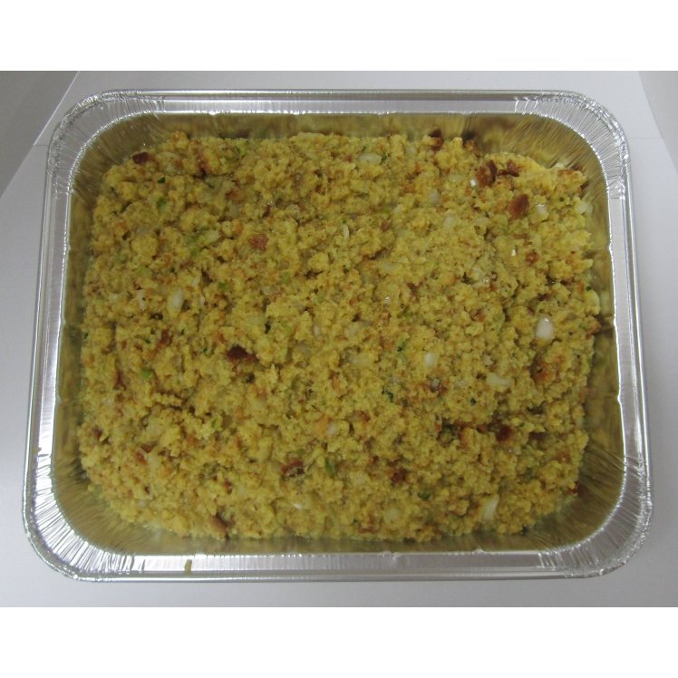 SAVANNAH CLASSICS CORNBREAD STUFFING FOIL PAN FROZEN